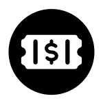 Ticket Round SVG Icon